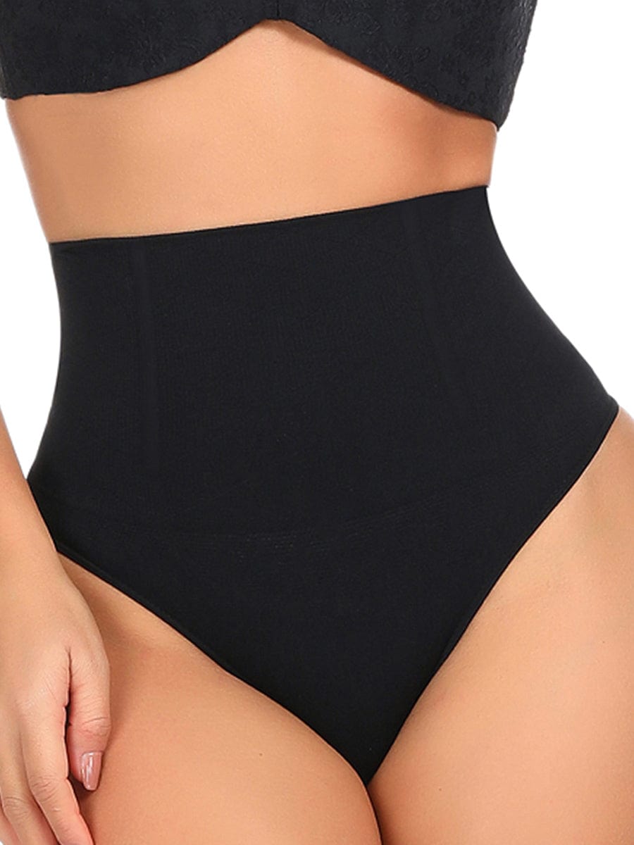 MT200283 — Seamless Shaping Thong with Four Steel Bones
