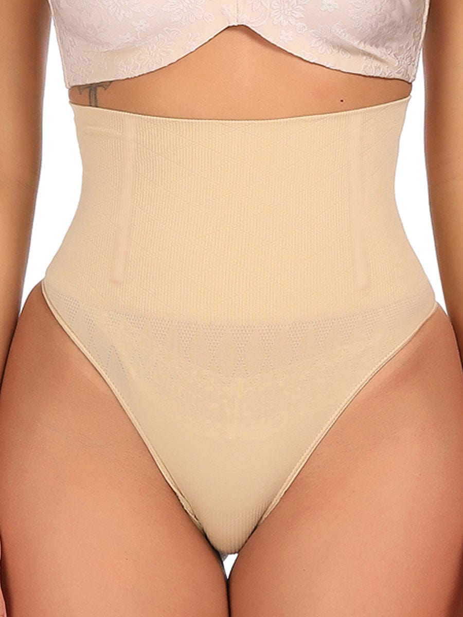 MT200283 — Seamless Shaping Thong with Four Steel Bones