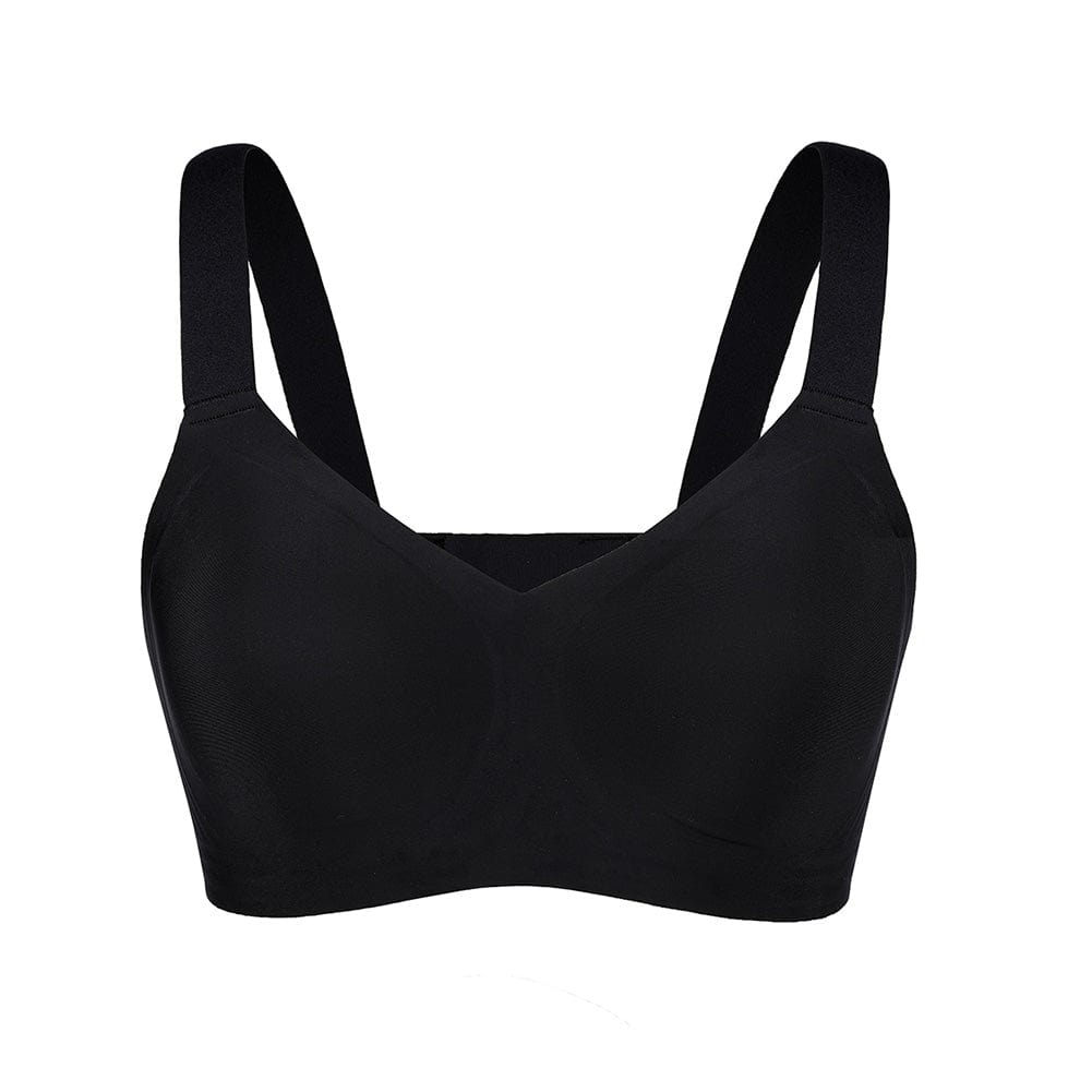 Soutien-gorge gainant noir à coussinets amovibles