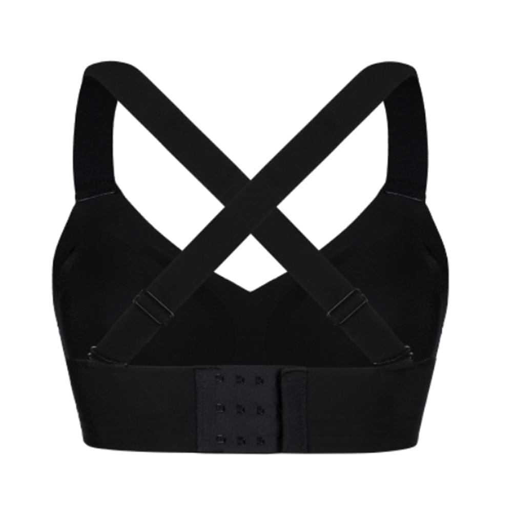 Soutien-gorge gainant noir à coussinets amovibles