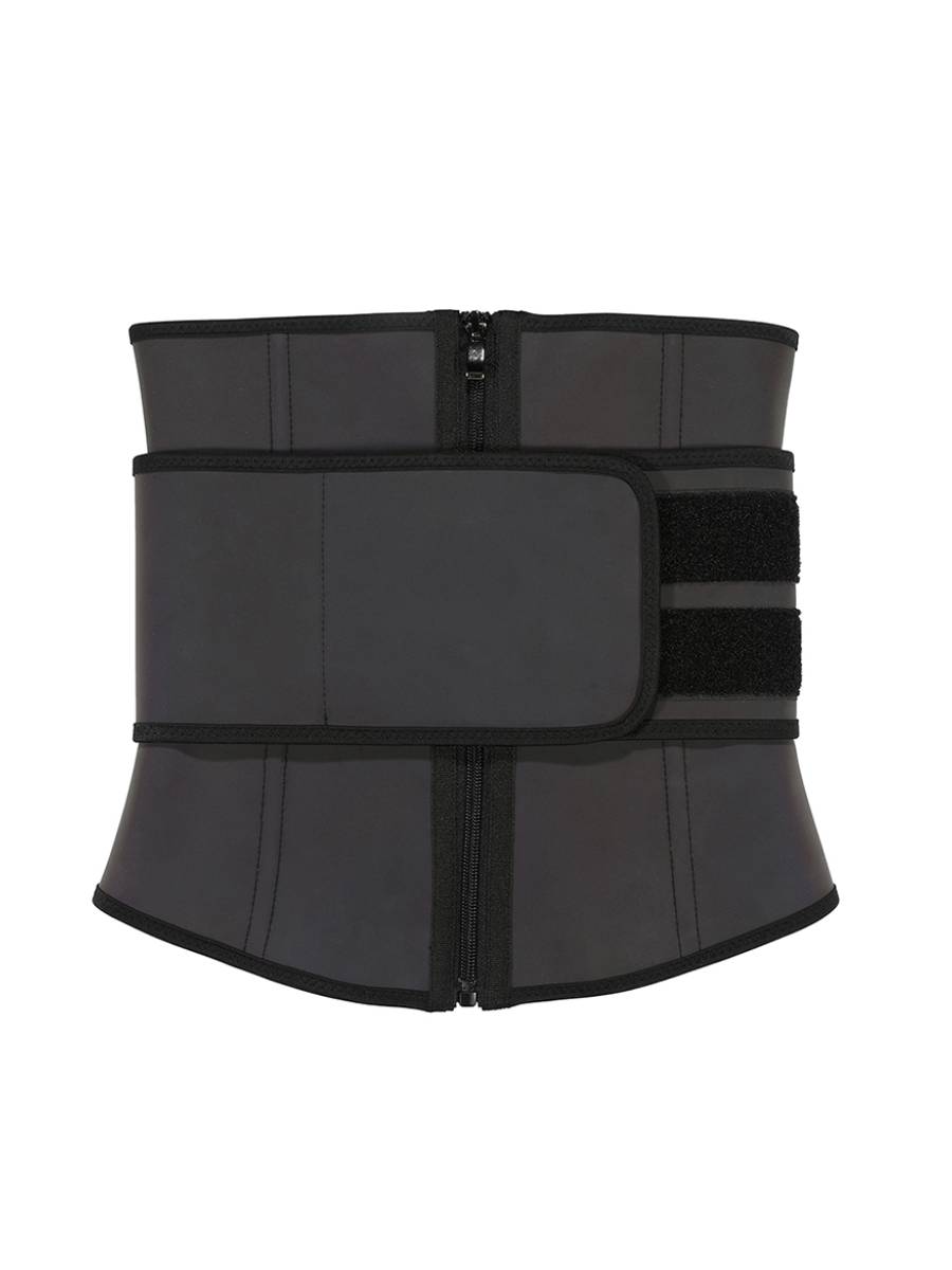 MT200307 — Ceinture gainante en latex à reflets arc-en-ciel