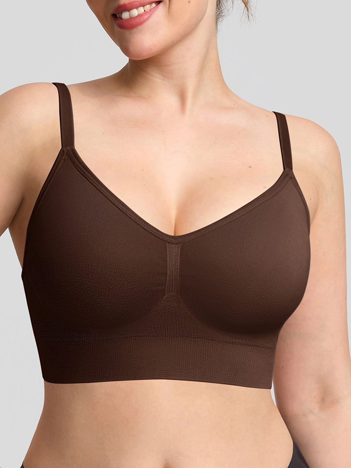 Soutien-gorge gainant à bretelles réglables