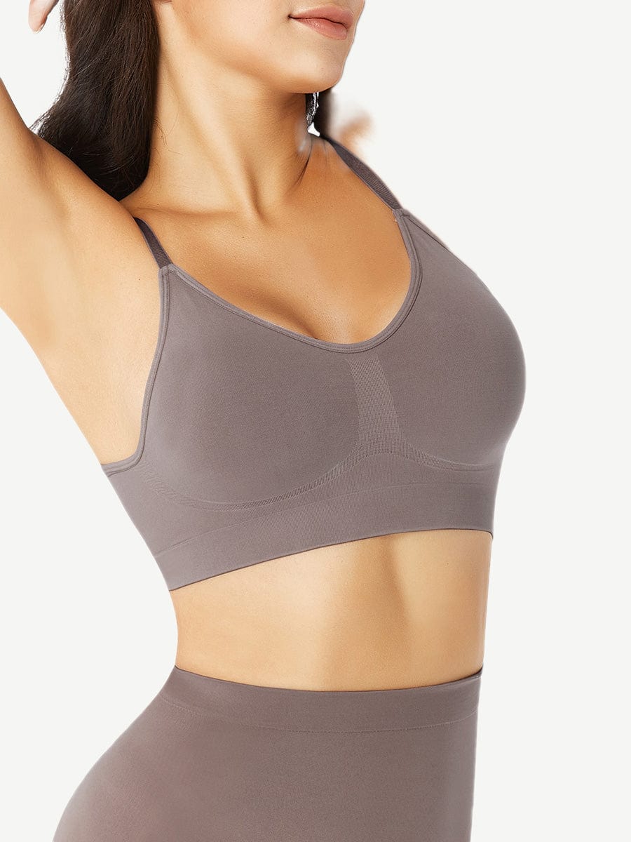 Soutien-gorge gainant à bretelles réglables