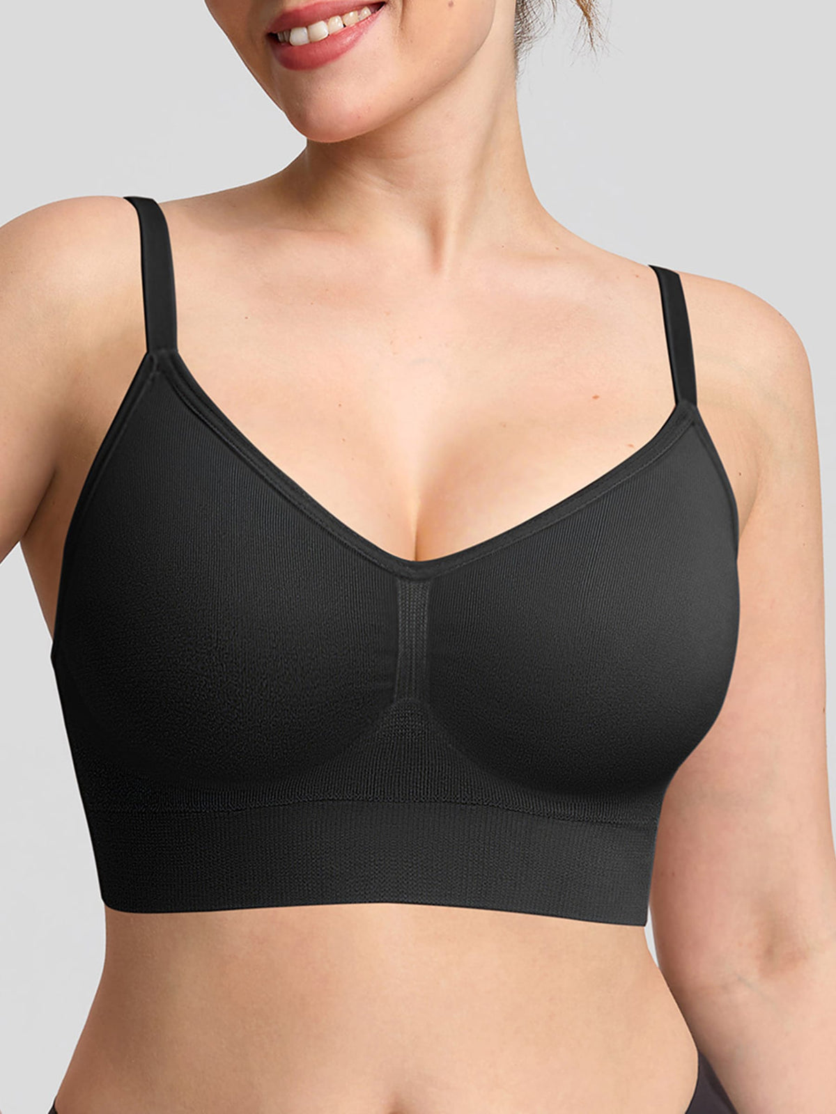 Soutien-gorge gainant à bretelles réglables