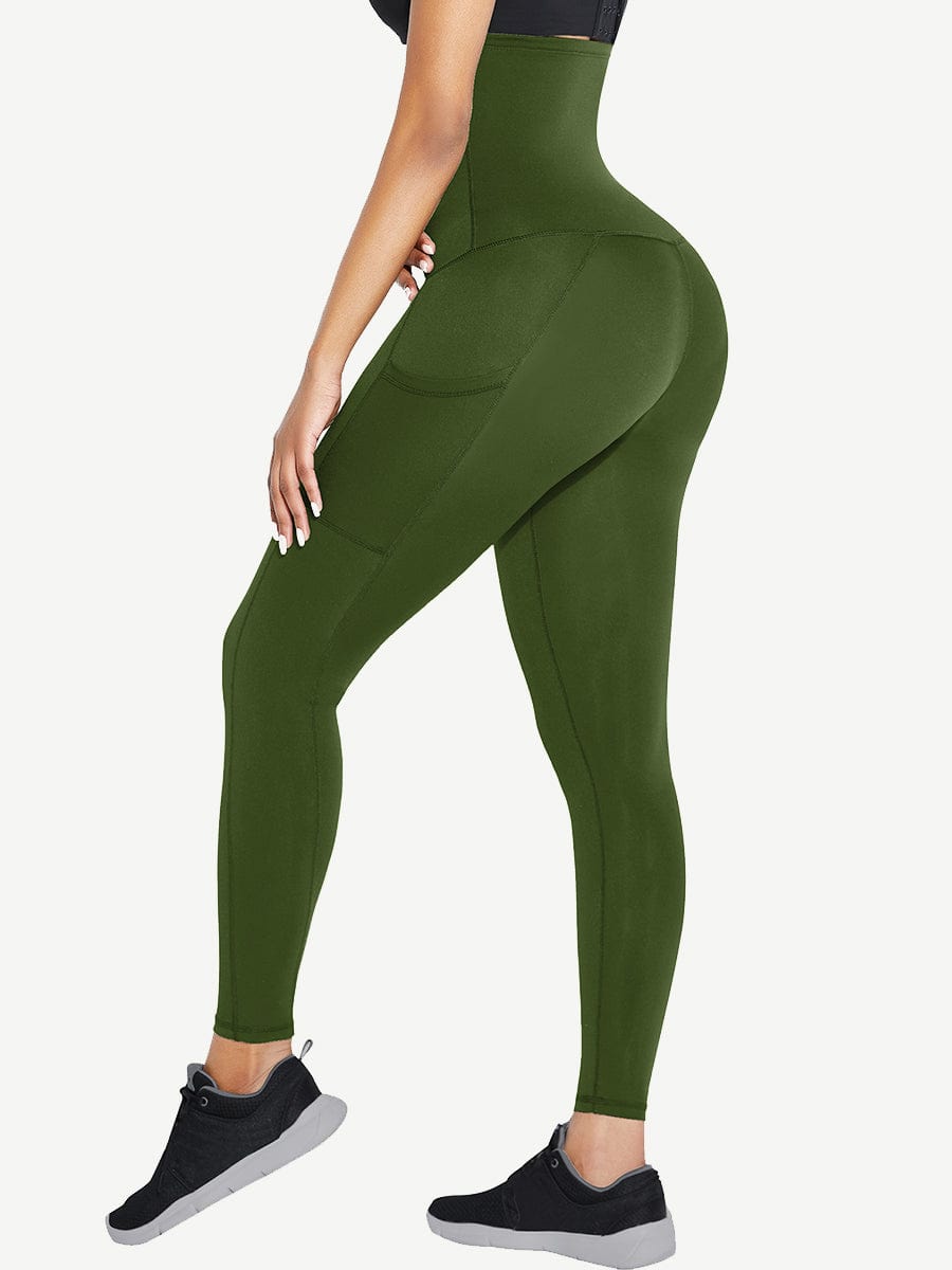 MT200429 — High-Waisted Shaping Leggings with Pockets