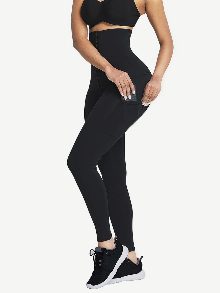 MT200429 — High-Waisted Shaping Leggings with Pockets