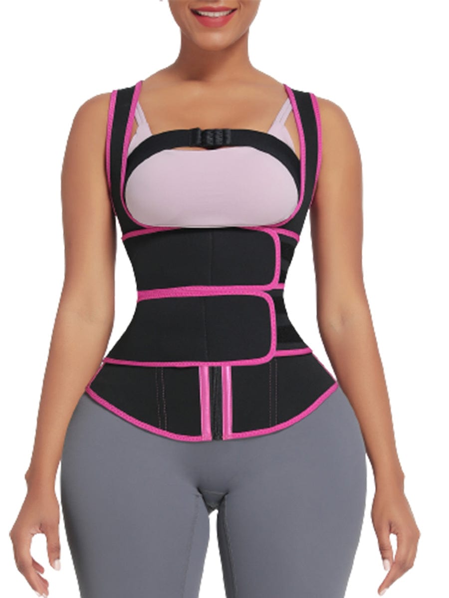 MT210287 — Neoprene Waist Trainer with 9 Bones, Hooks and Zipper