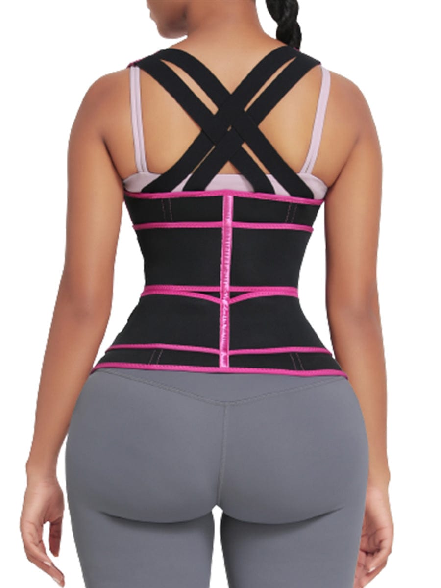 MT210287 — Neoprene Waist Trainer with 9 Bones, Hooks and Zipper
