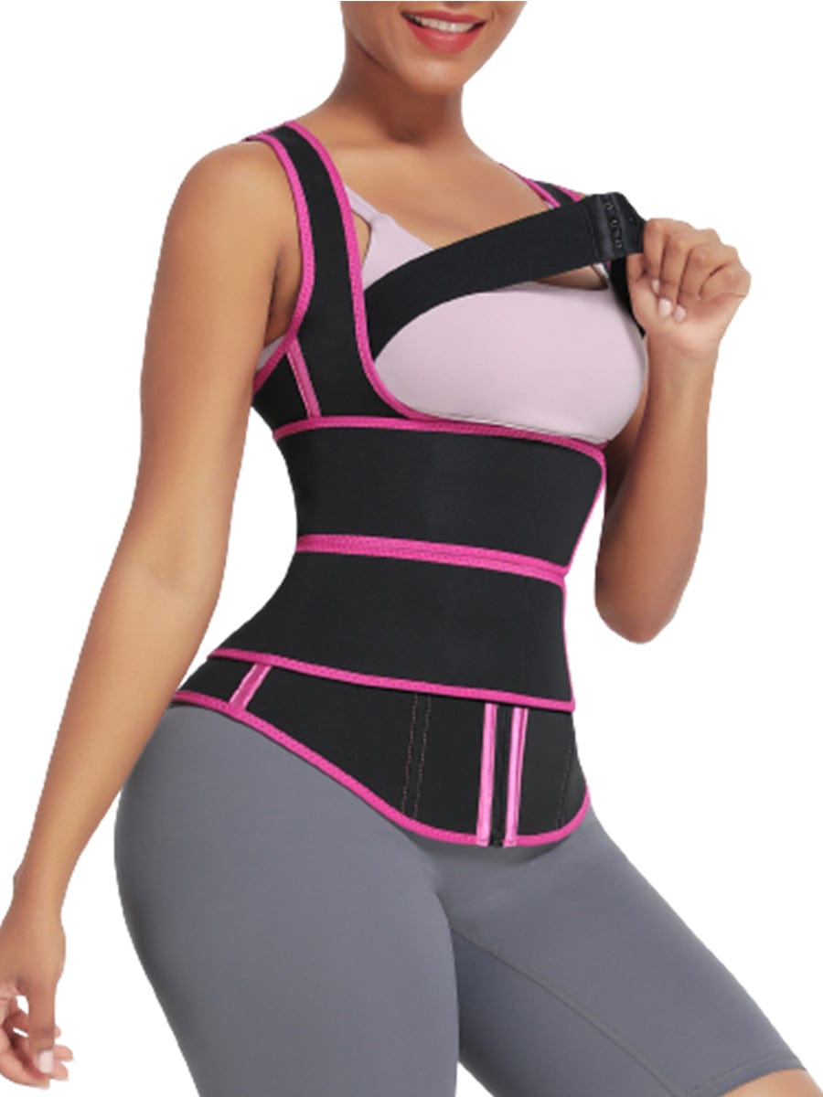 MT210287 — Neoprene Waist Trainer with 9 Bones, Hooks and Zipper