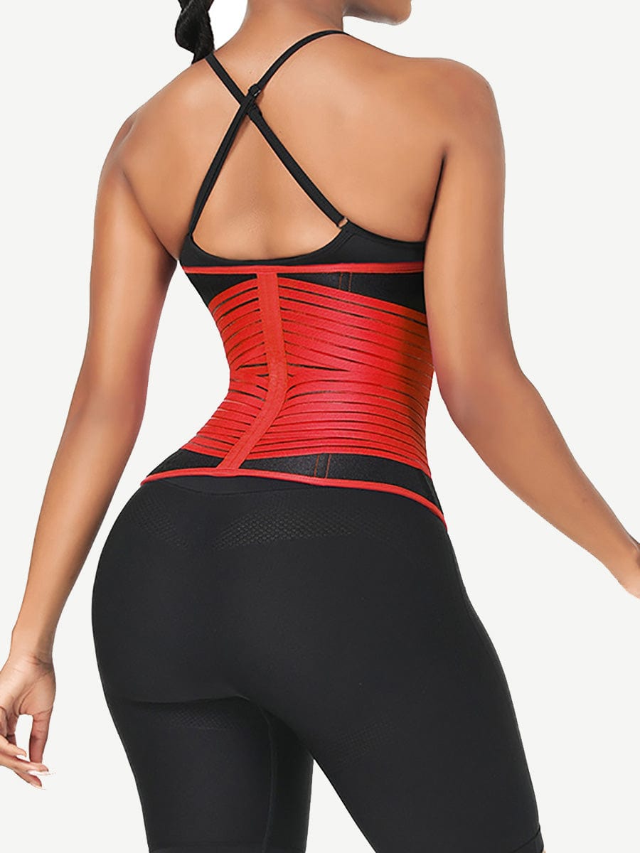 MT210297 — Long Neoprene Waist Trainer with Double Elastic Belts