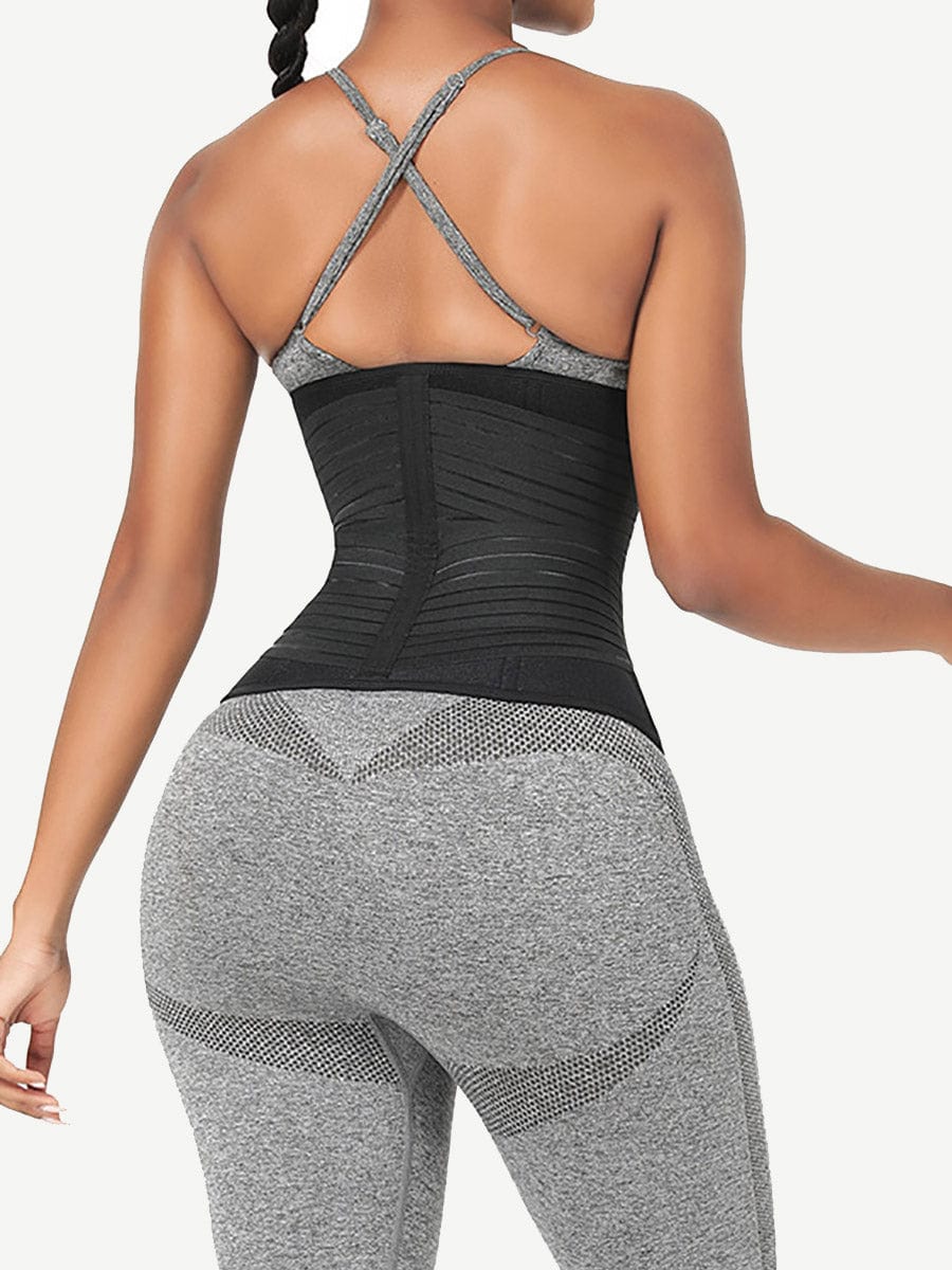 MT210297 — Long Neoprene Waist Trainer with Double Elastic Belts