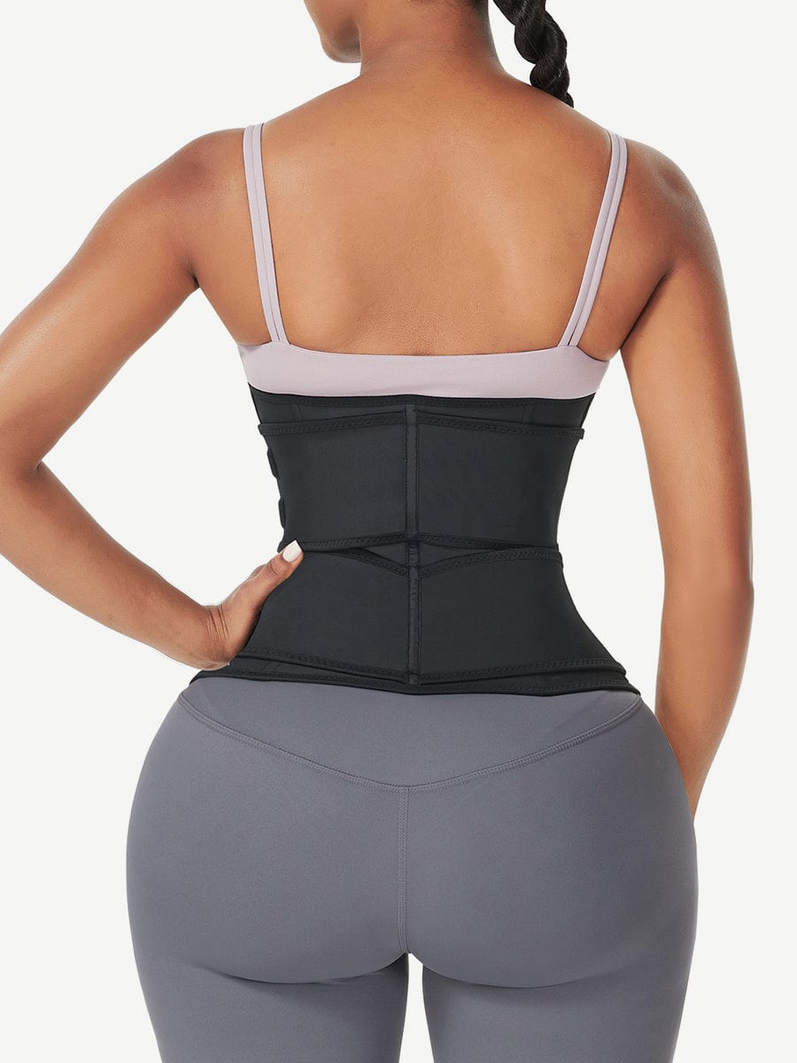 MT210298 — Underbust Latex Waist Trainer with Double Belts