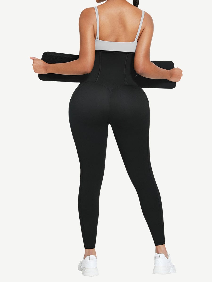 MT210303 — Shaping Leggings with Waist Belt and Pocket