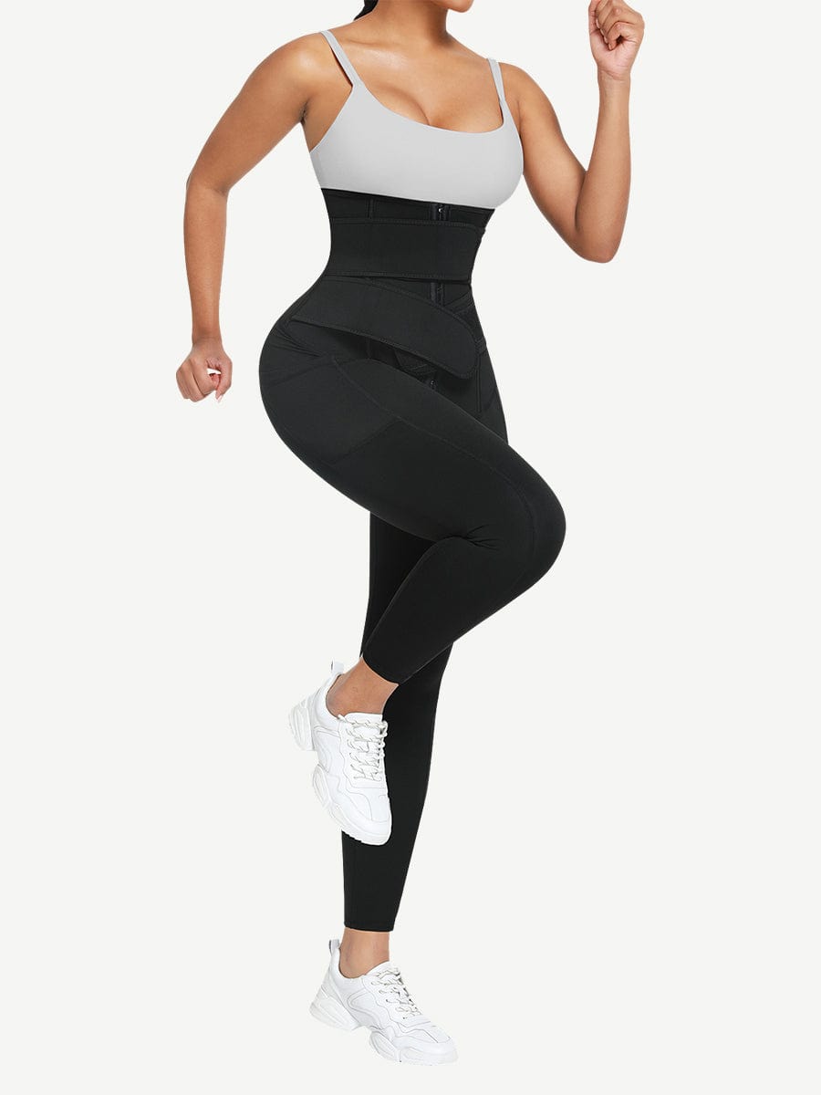 MT210303 — Shaping Leggings with Waist Belt and Pocket