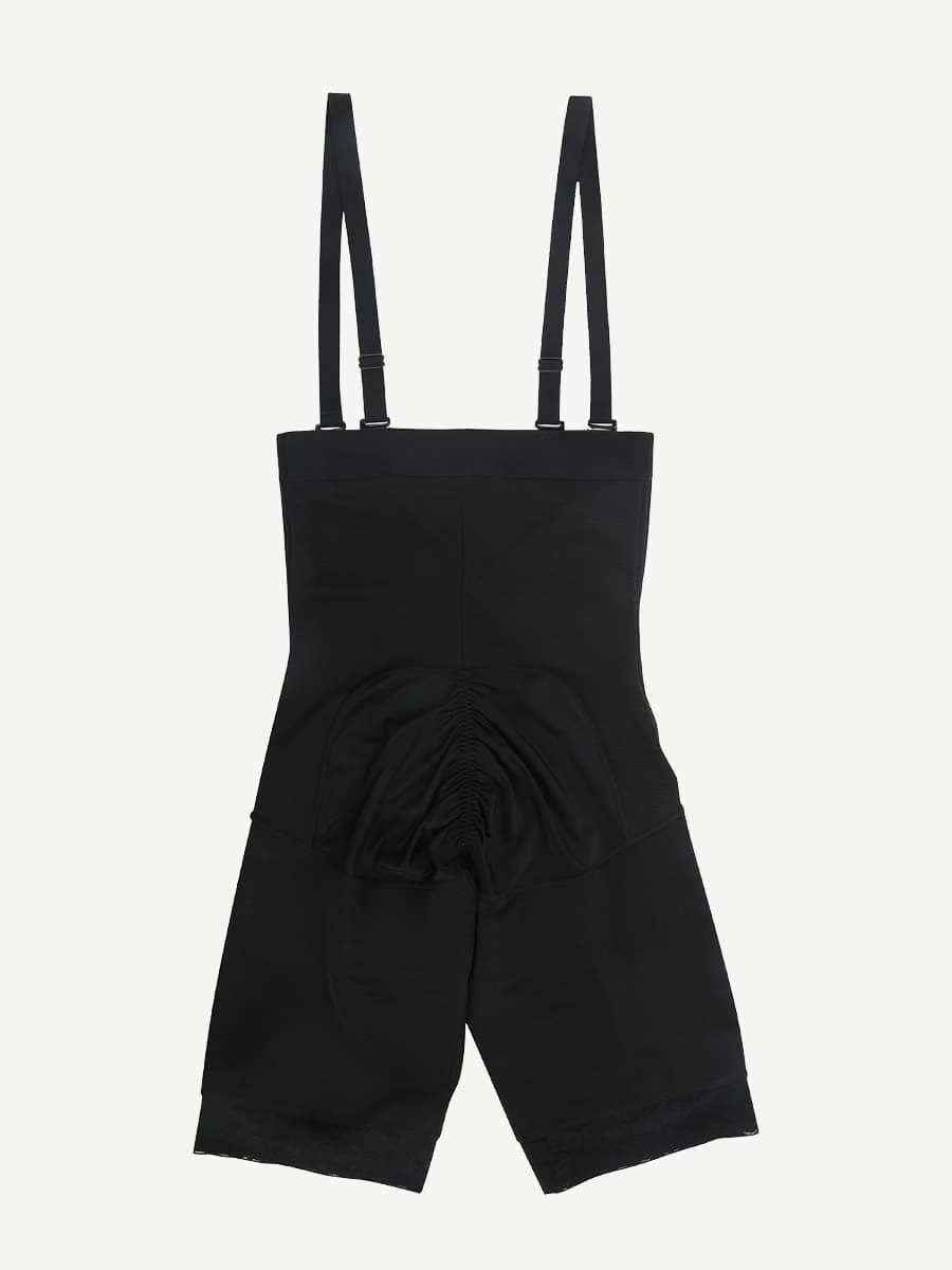 Short gainant taille haute longueur genou