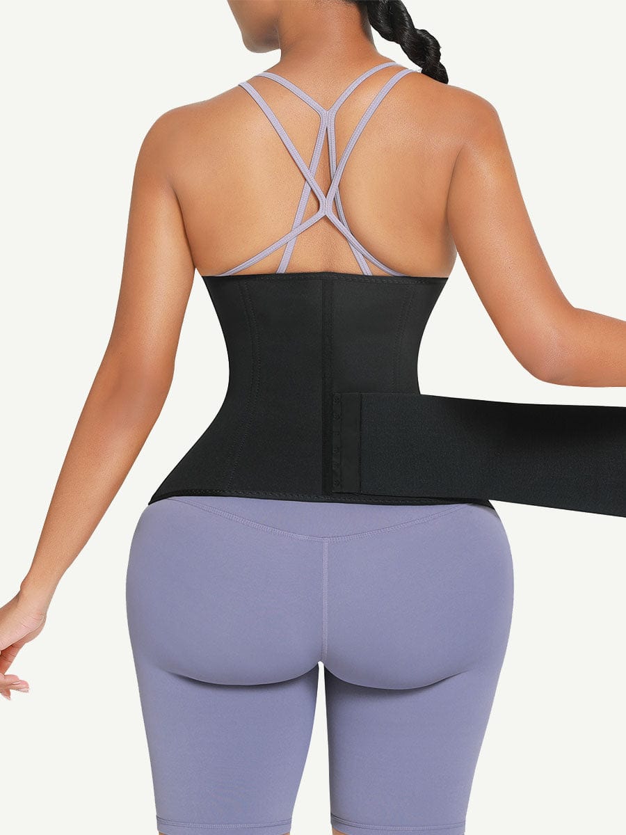 MT210345 — Ceinture gainante en néoprène 2-en-1 avec bande amovible