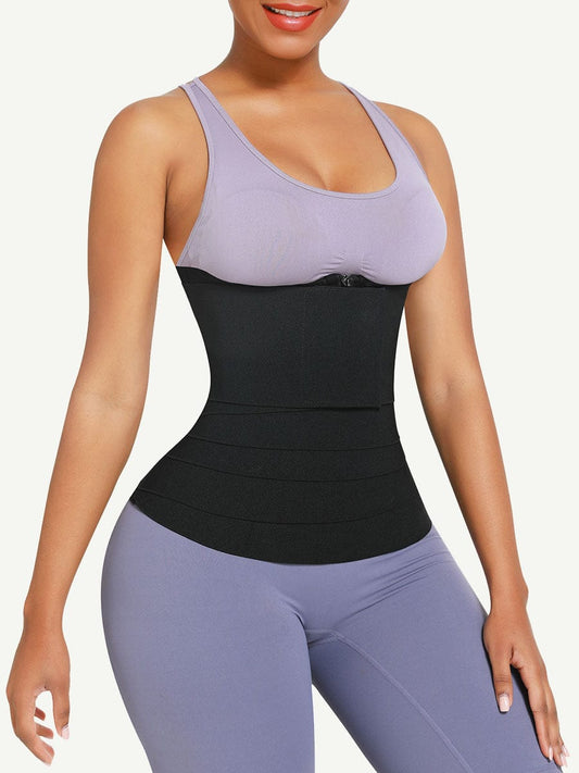MT210345 — 2-in-1 Neoprene Waist Trainer with Detachable Wrap