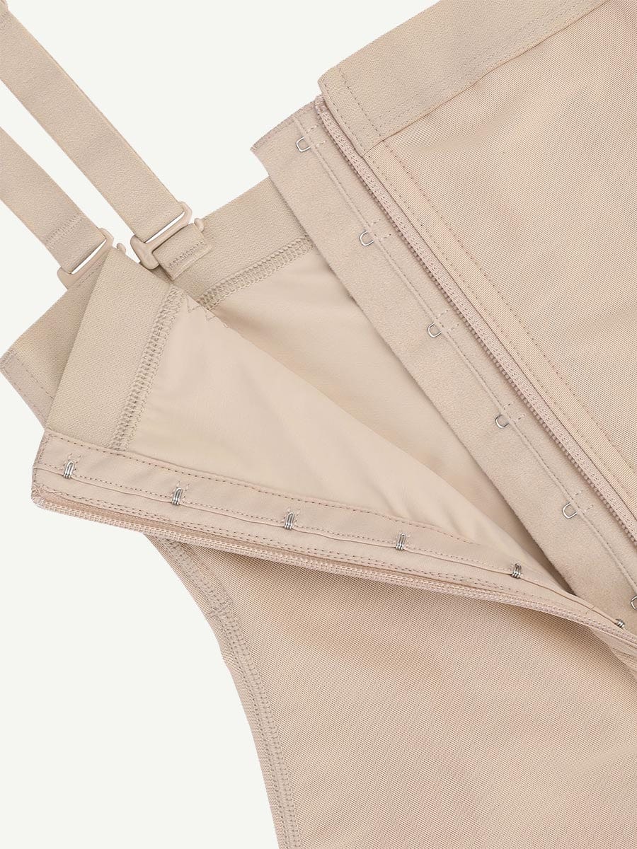 Body gainant string taille haute à bretelles