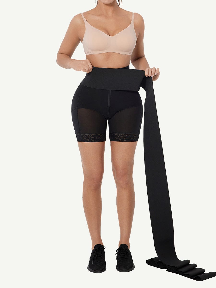 MT220007 — Pantalon gainant avec ceinture intégrée