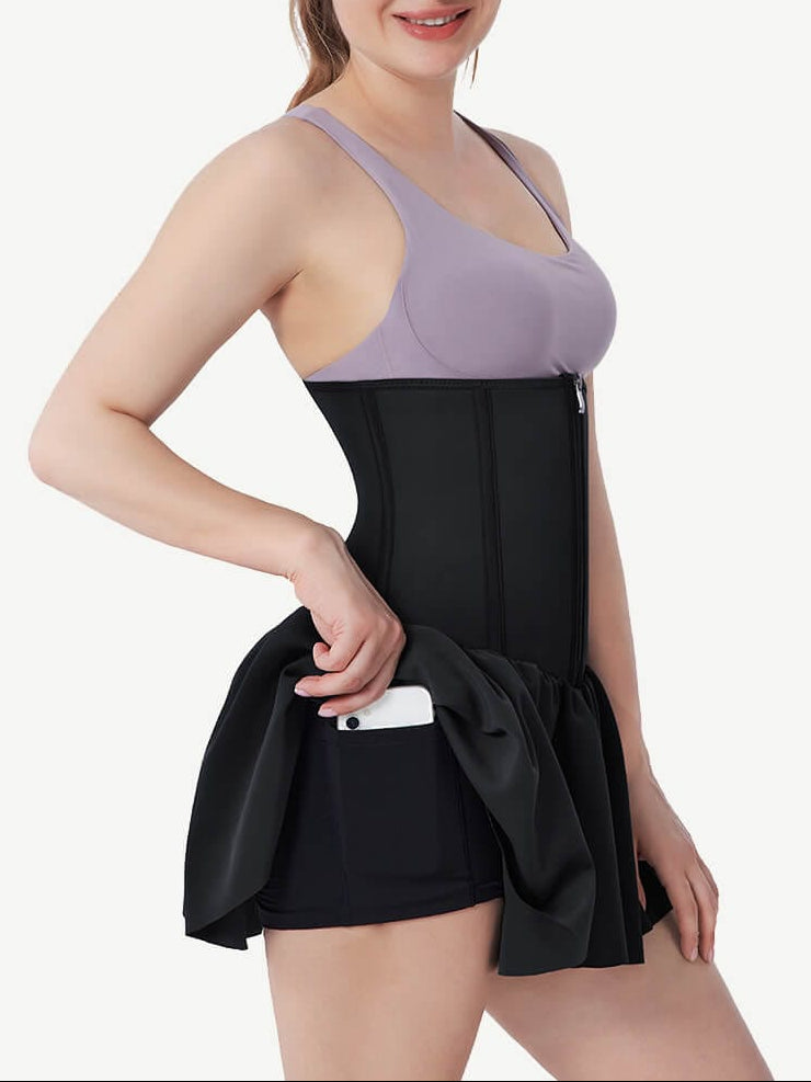 MT220055 — Neoprene Waist Trainer Skirt with 8 Steel Bones