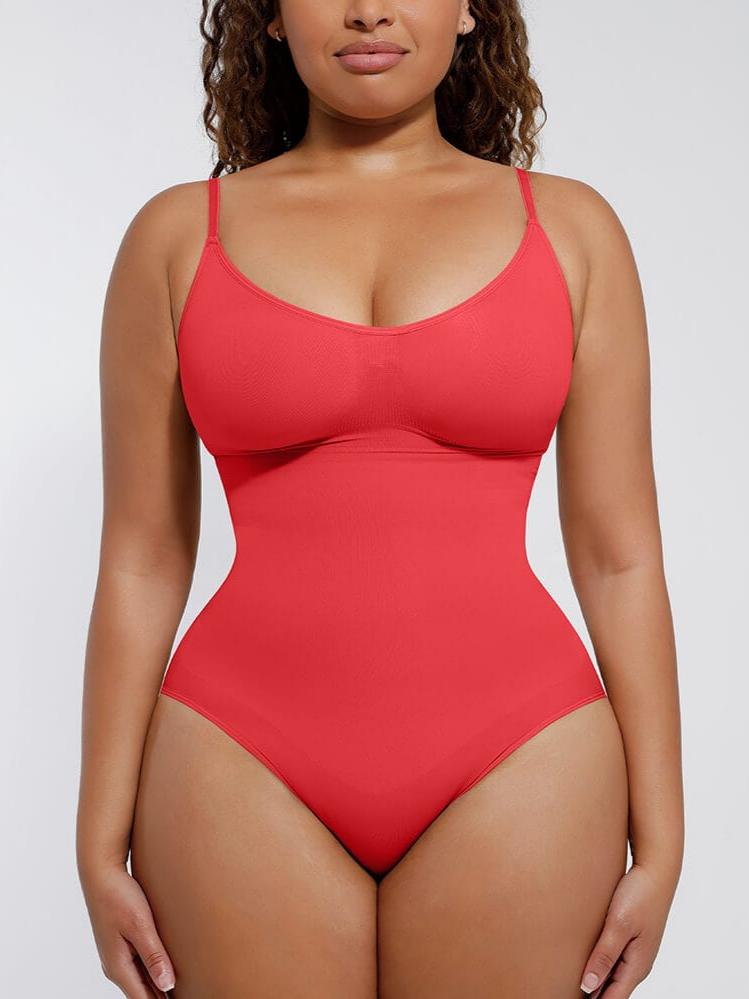 MT220124 — Seamless Bust-Support Thong Bodysuit