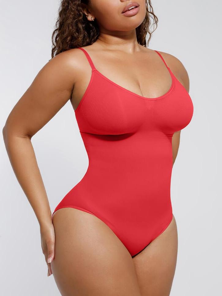 MT220124 — Seamless Bust-Support Thong Bodysuit