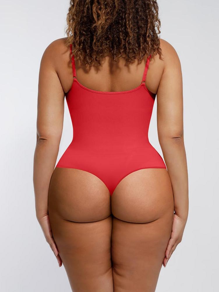 MT220124 — Seamless Bust-Support Thong Bodysuit