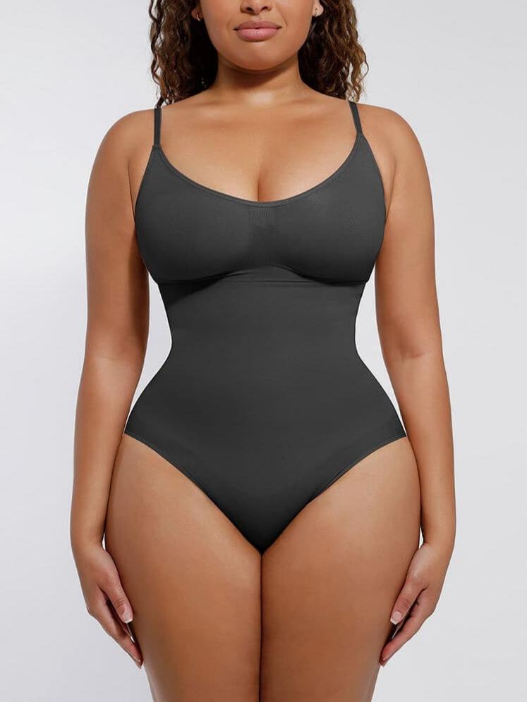 MT220124 — Seamless Bust-Support Thong Bodysuit