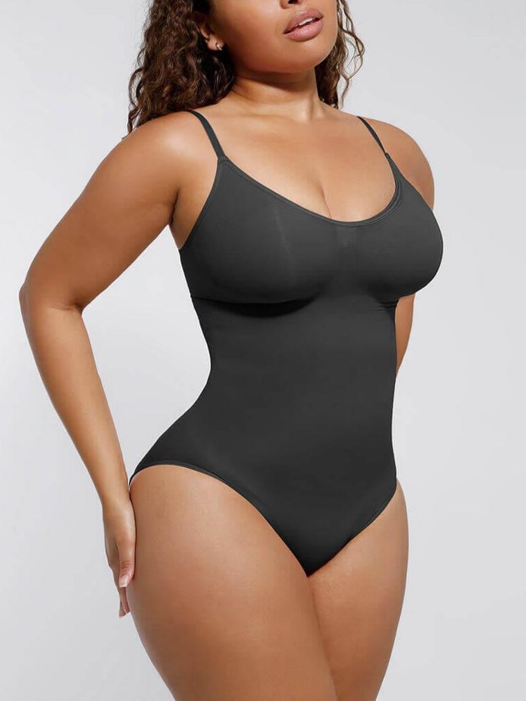 MT220124 — Seamless Bust-Support Thong Bodysuit