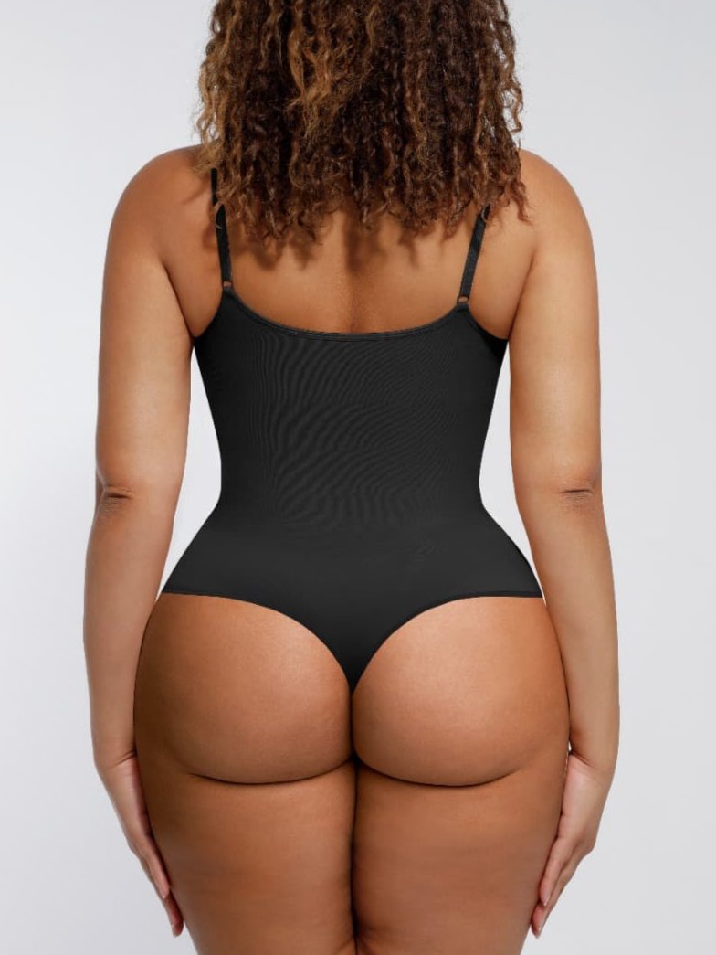 MT220124 — Seamless Bust-Support Thong Bodysuit