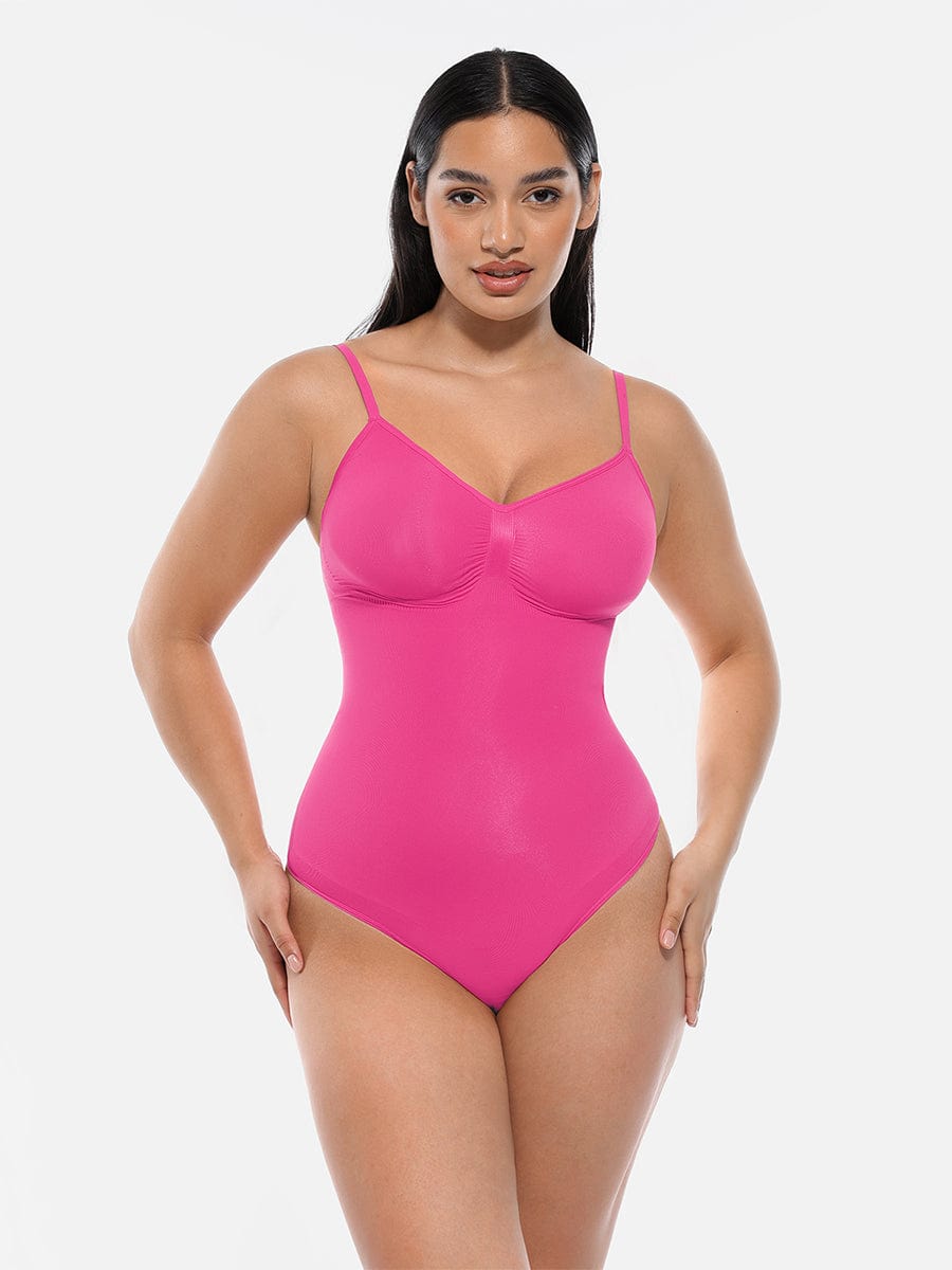 MT220124 — Seamless Bust-Support Thong Bodysuit