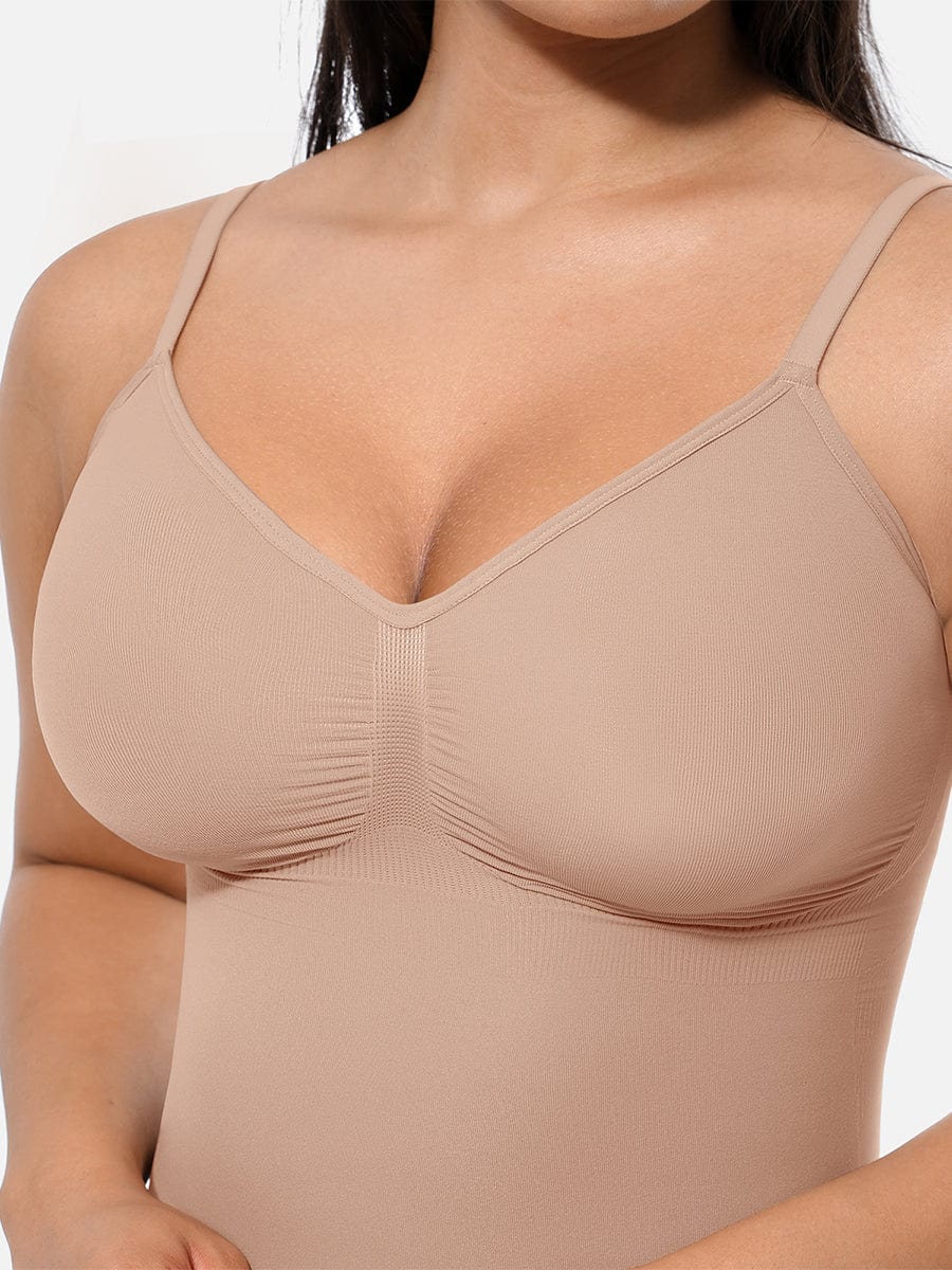 MT220124 — Seamless Bust-Support Thong Bodysuit