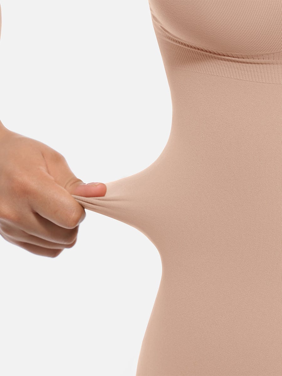 MT220124 — Seamless Bust-Support Thong Bodysuit