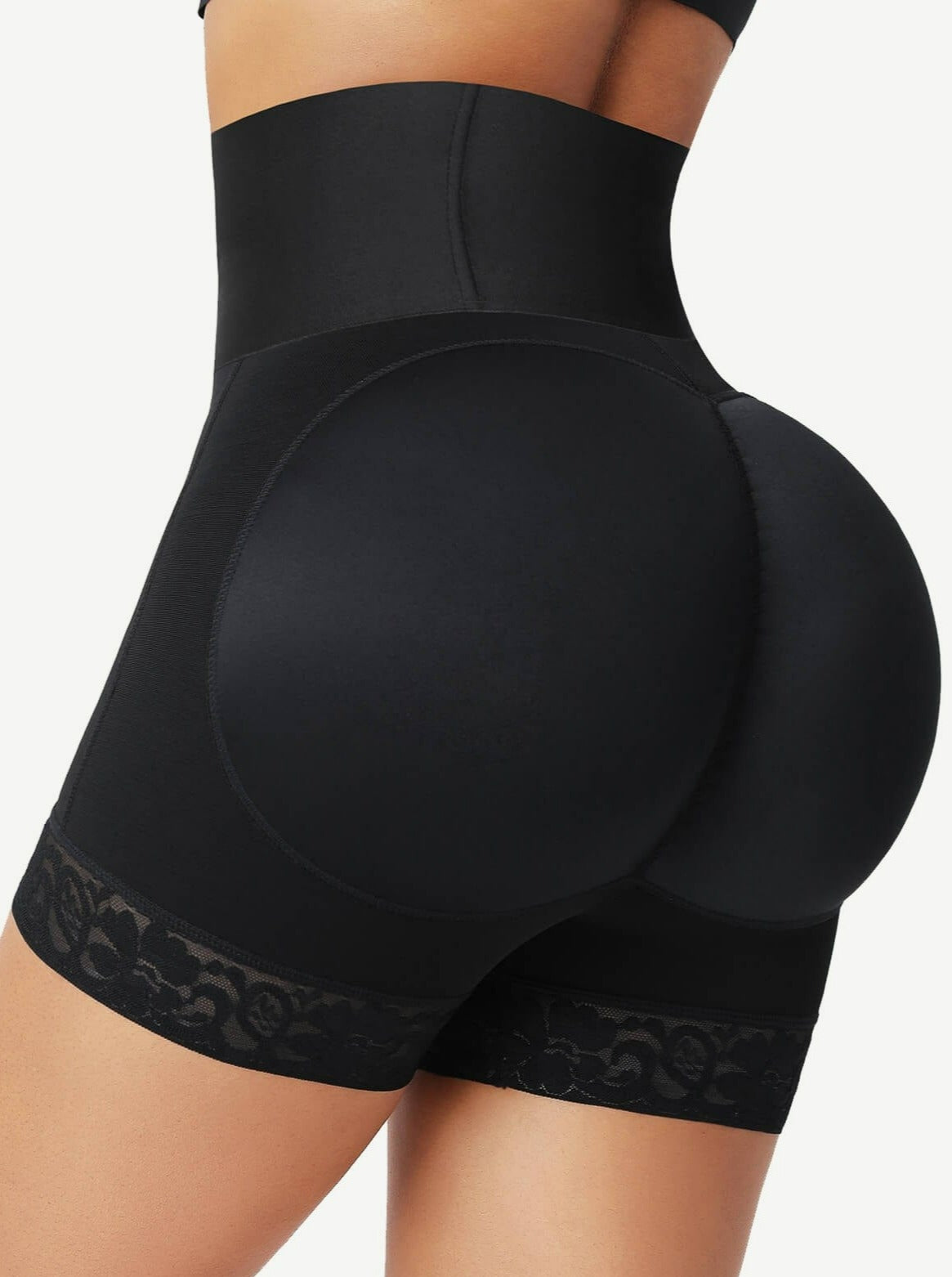 Short gainant mi-cuisse à agrafes réglables