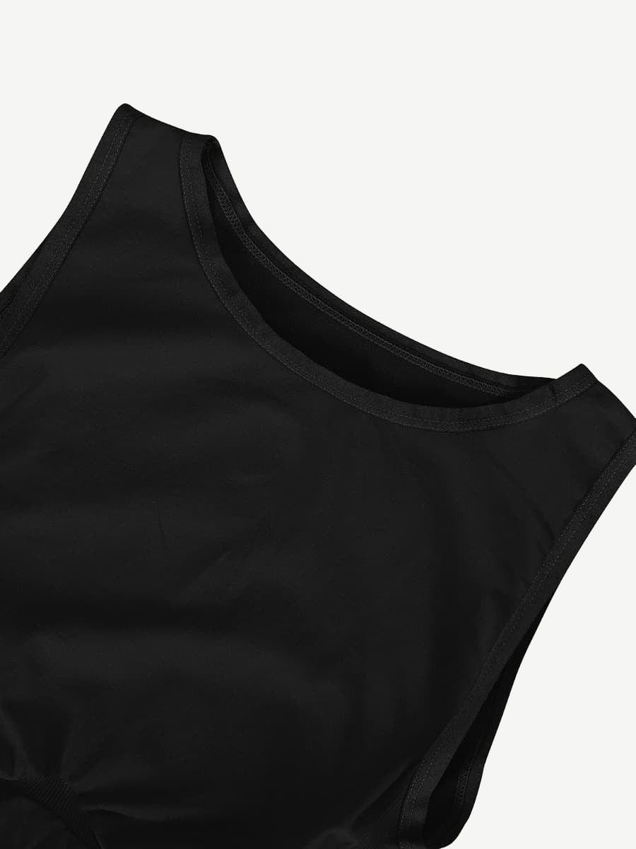 MT220165 — Seamless Crew-Neck Shaping Thong Bodysuit