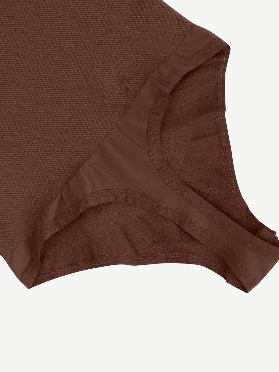 MT220165 — Seamless Crew-Neck Shaping Thong Bodysuit
