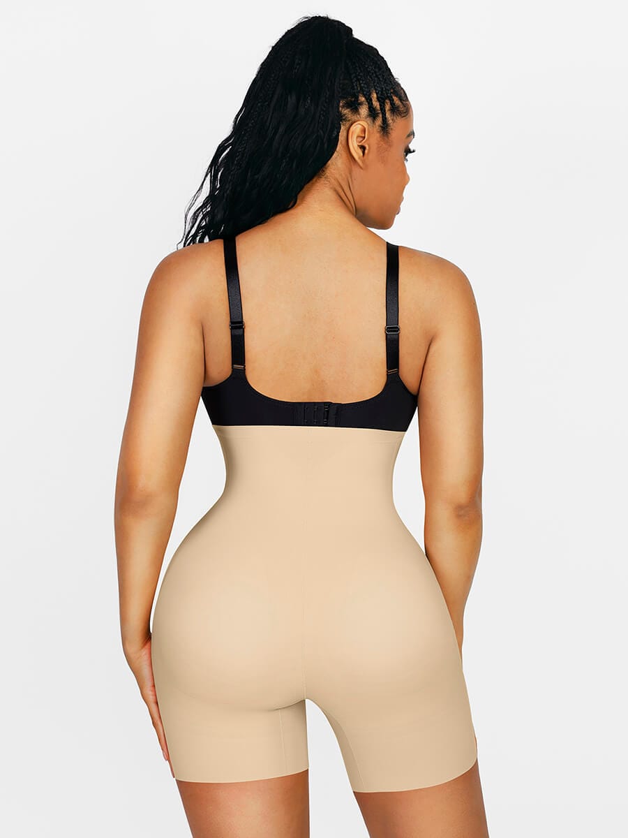 MT230006 — Short gainant Air Slim taille haute avec coussinets amovibles pour les fesses