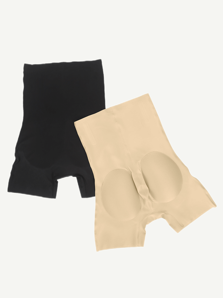 MT230006 — Short gainant Air Slim taille haute avec coussinets amovibles pour les fesses
