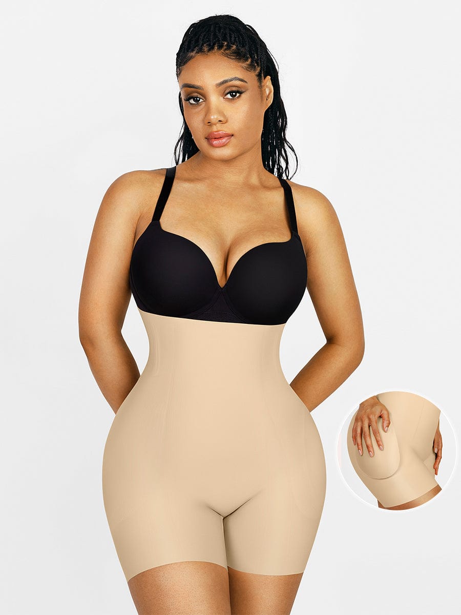 MT230007 — Air Slim High-Waisted Shaping Shorts with Removable Hip Pads