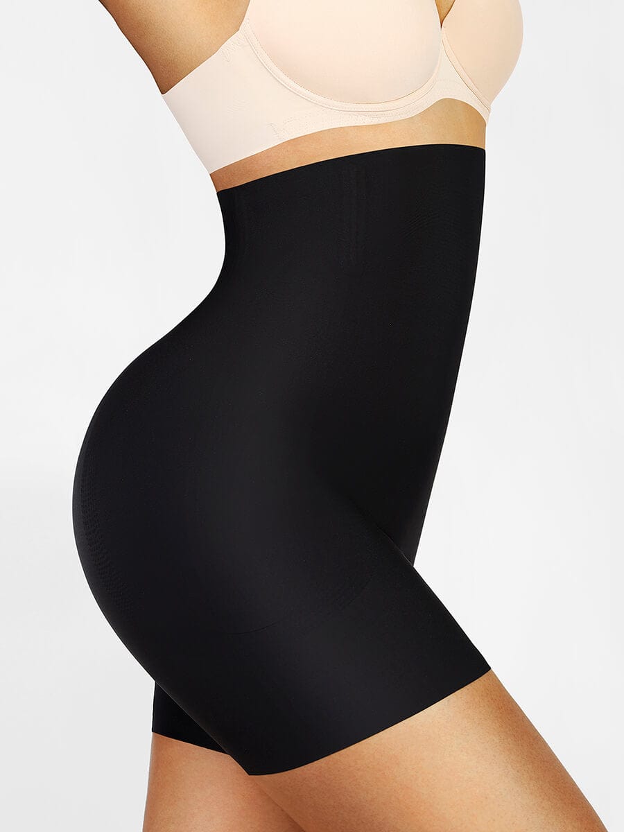MT230007 — Air Slim High-Waisted Shaping Shorts with Removable Hip Pads