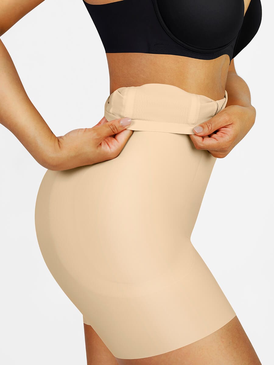 MT230007 — Air Slim High-Waisted Shaping Shorts with Removable Hip Pads