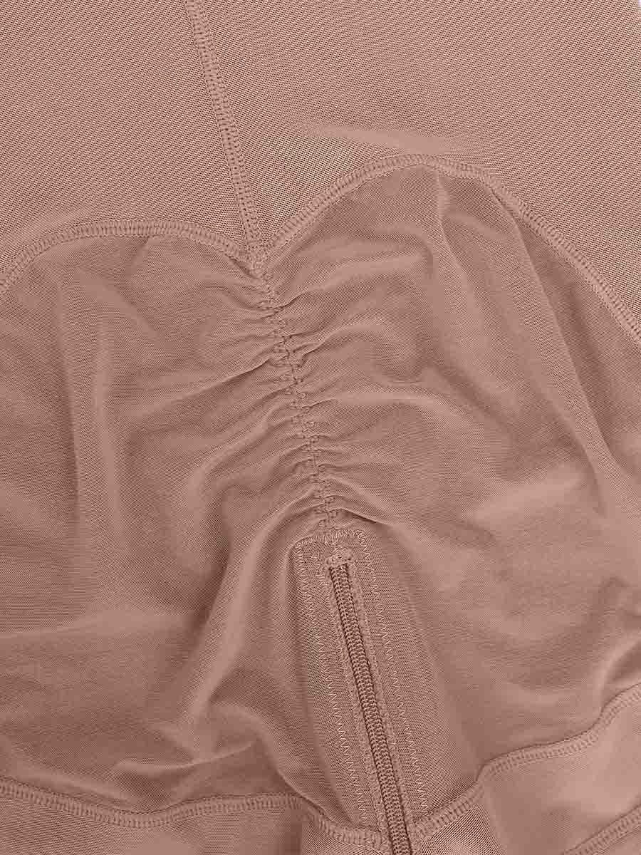 Gaine en latex à dentelle et bretelles amovibles