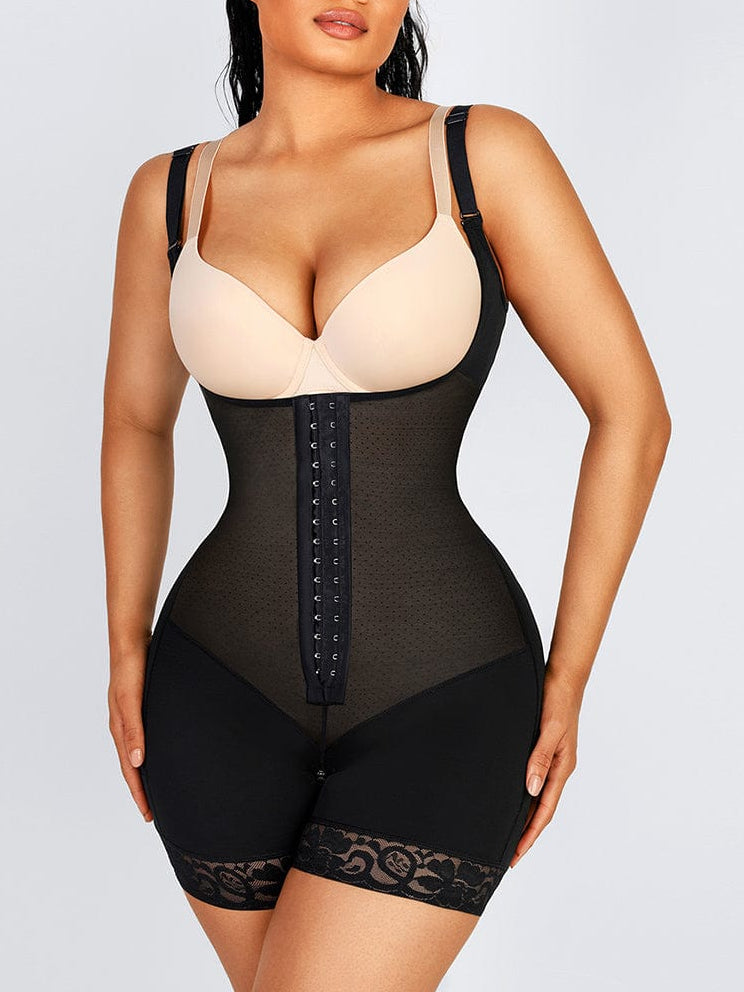 Gaine en latex à poitrine ouverte