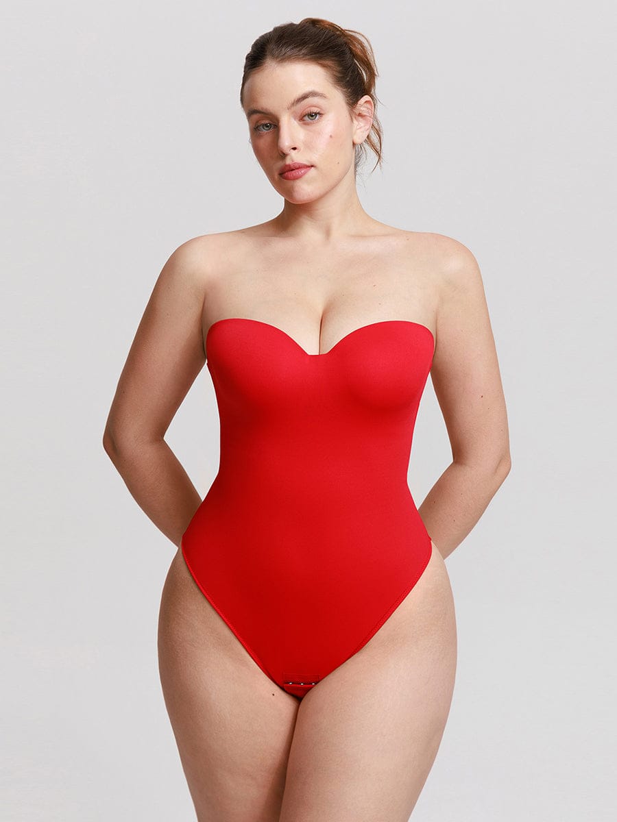 MT240054 — Strapless Underwire Shaping Thong Bodysuit