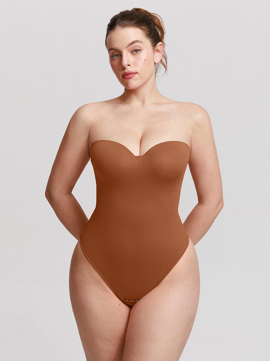 MT240054 — Strapless Underwire Shaping Thong Bodysuit