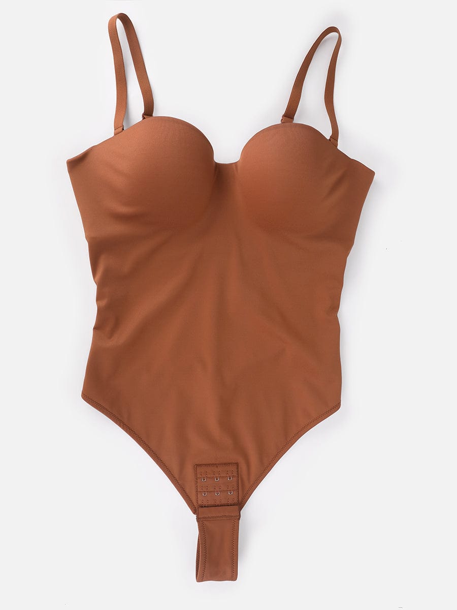 MT240054 — Strapless Underwire Shaping Thong Bodysuit