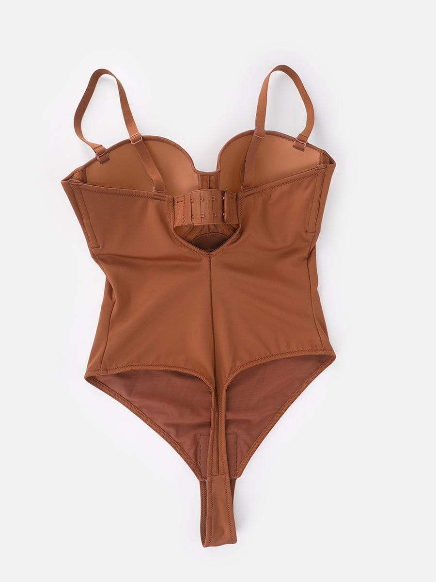 MT240054 — Strapless Underwire Shaping Thong Bodysuit