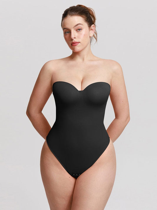 MT240054 — Strapless Underwire Shaping Thong Bodysuit