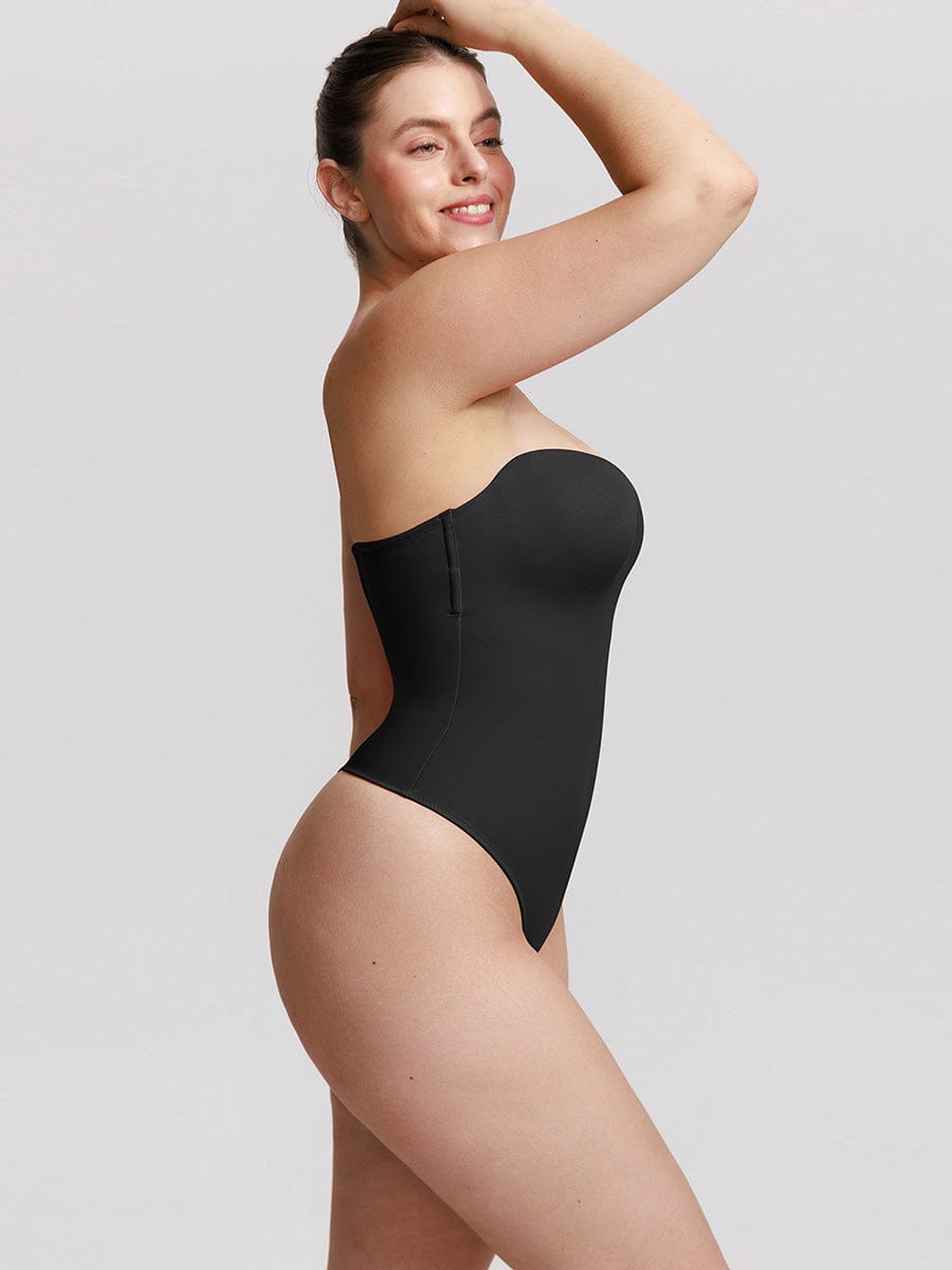 MT240054 — Strapless Underwire Shaping Thong Bodysuit