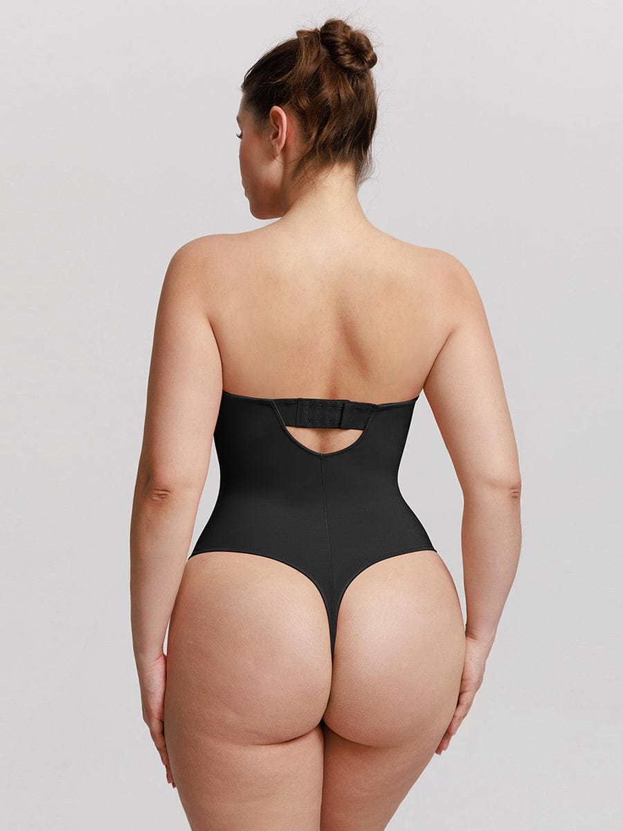 MT240054 — Strapless Underwire Shaping Thong Bodysuit